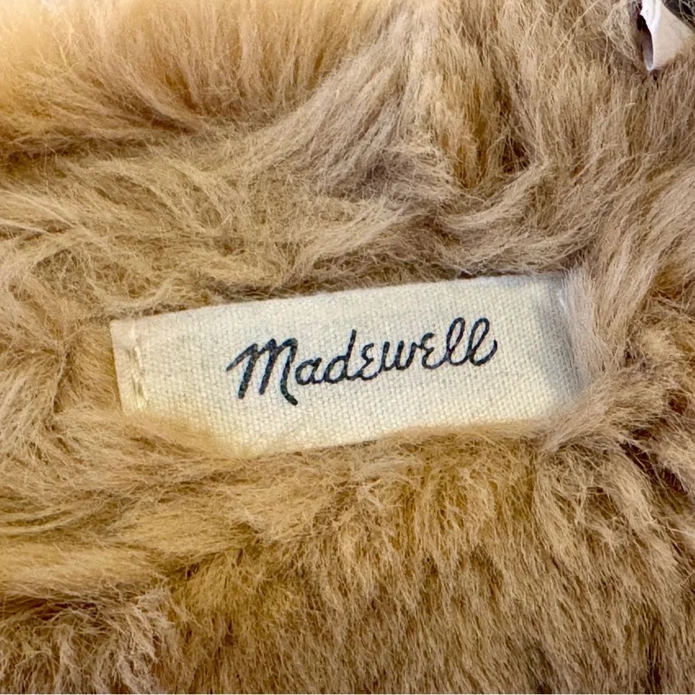 Madewell Pink Plush Faux Fur Slip-Ons - Picture 4 of 5